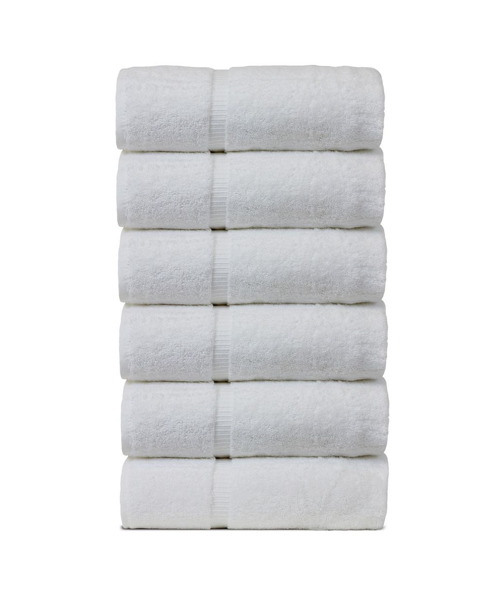 BC Bare Cotton Турецкое хлопковое полотенце для рук, набор из 6 шт.