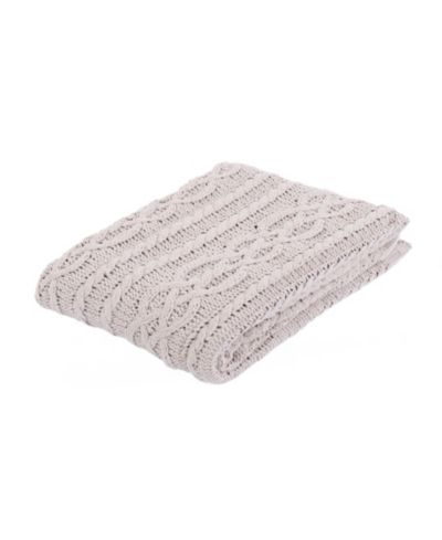 Battilo Happycare Textiles вязаный роскошный плед из шенилла, 51" x 67"