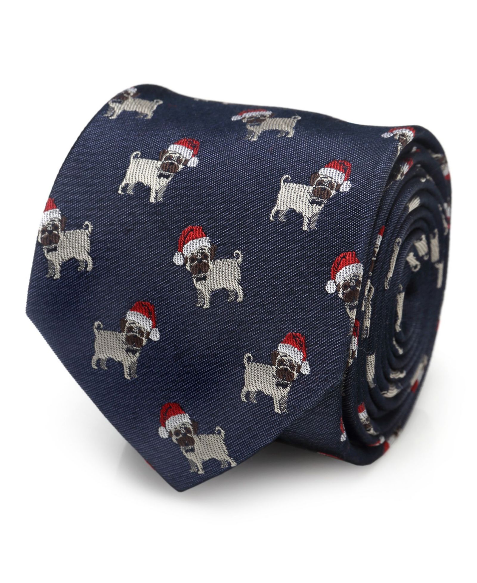 Cufflinks Inc Мужской галстук Santa Pug