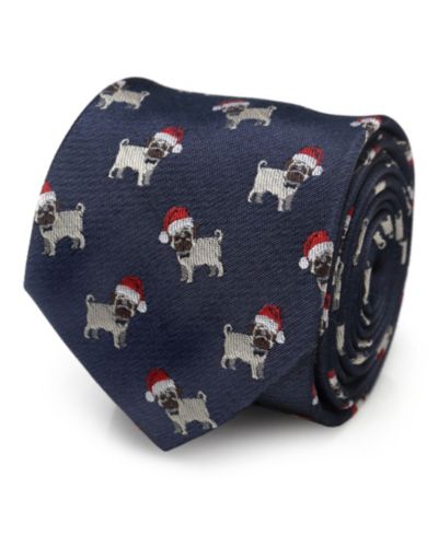 Cufflinks Inc Мужской галстук Santa Pug