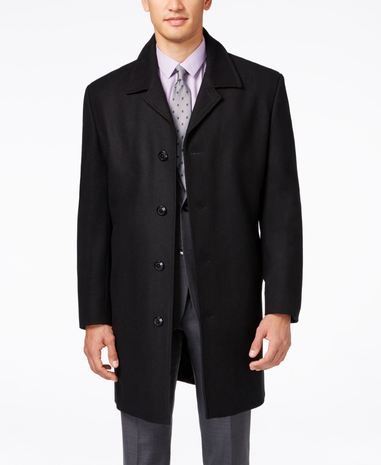 Шерстяное пальто London Fog Coventry Wool-Blend