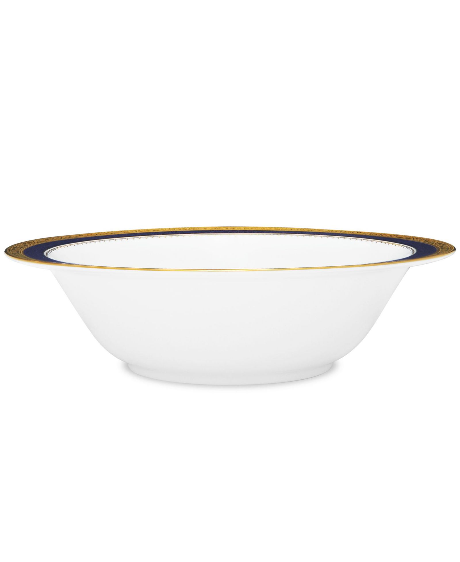 Noritake Odessa Cobalt Gold Round Vegetable Bowl, 9.50", 32 oz.