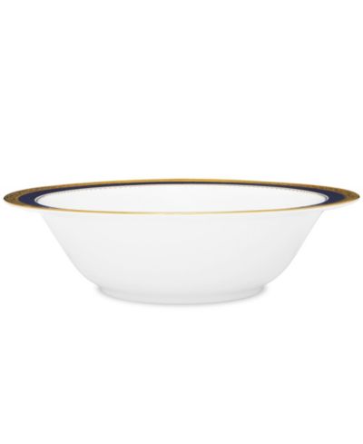Noritake Odessa Cobalt Gold Round Vegetable Bowl, 9.50", 32 oz.