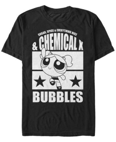 Fifth Sun Men's Powerpuff Girls Bubbles Short Sleeve T- shirt