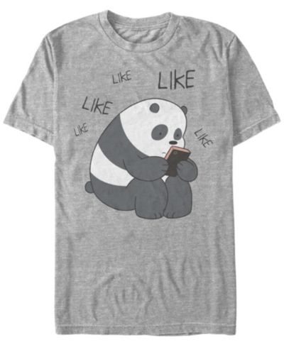 Fifth Sun Мужская футболка с коротким рукавом We Bare Bears Like Like Like Texting