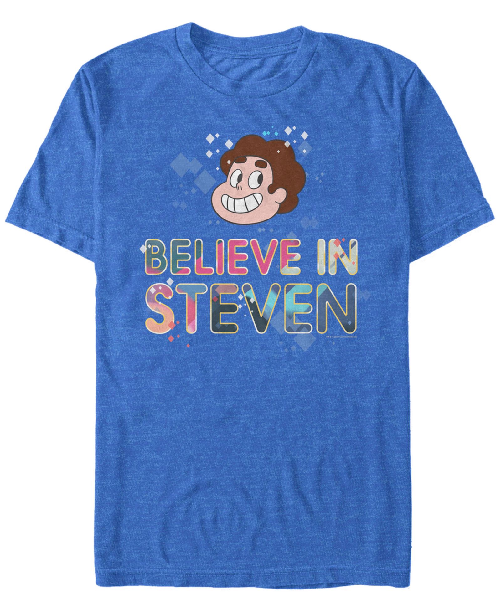 Fifth Sun Men's Steven Universe Believe in Gems Short Sleeve T- shirt