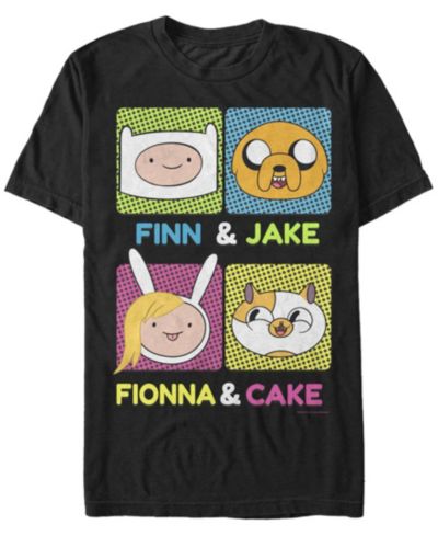 Мужская футболка Fifth Sun Adventure Time Finn Jake Fionna Cake, короткий рукав