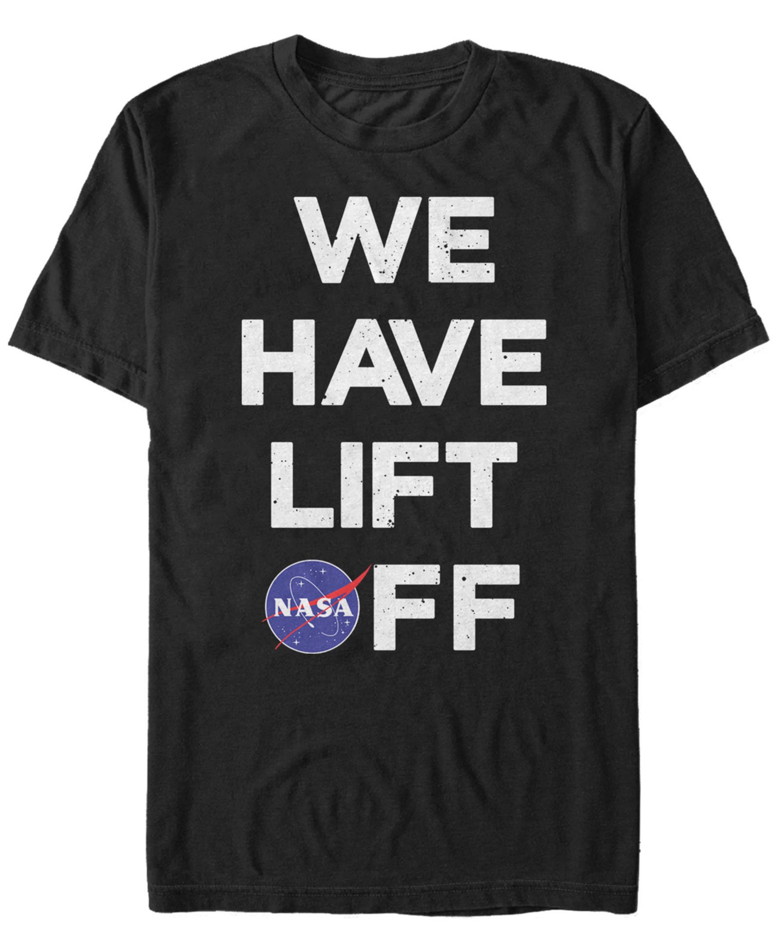 Fifth Sun NASA Men's We Have Lift Off Text Short Sleeve T-shirt