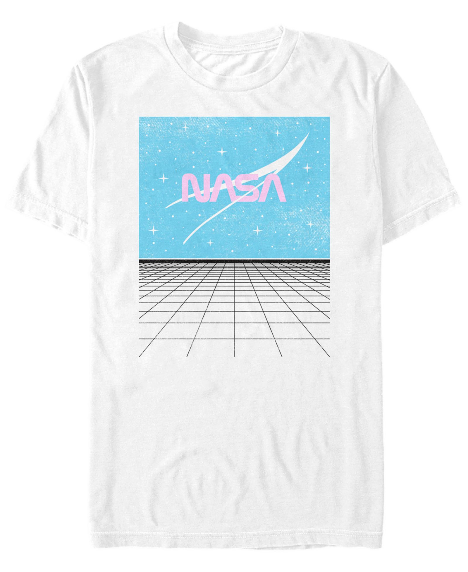 Fifth Sun NASA Men's Space Grid Short Sleeve T- shirt
