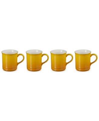 Le Creuset керамические кружки, набор из 4 штук, 14 oz.