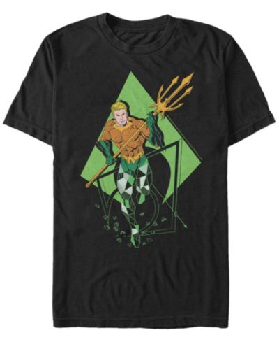 Футболка Fifth Sun DC Men's Aquaman Geometric Running Pose Short Sleeve
