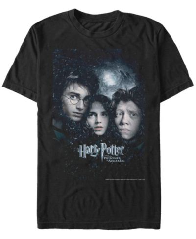 Футболка Fifth Sun Harry Potter Men's Prisoner of Azkaban Harry Ron Hermione Poster Short Sleeve