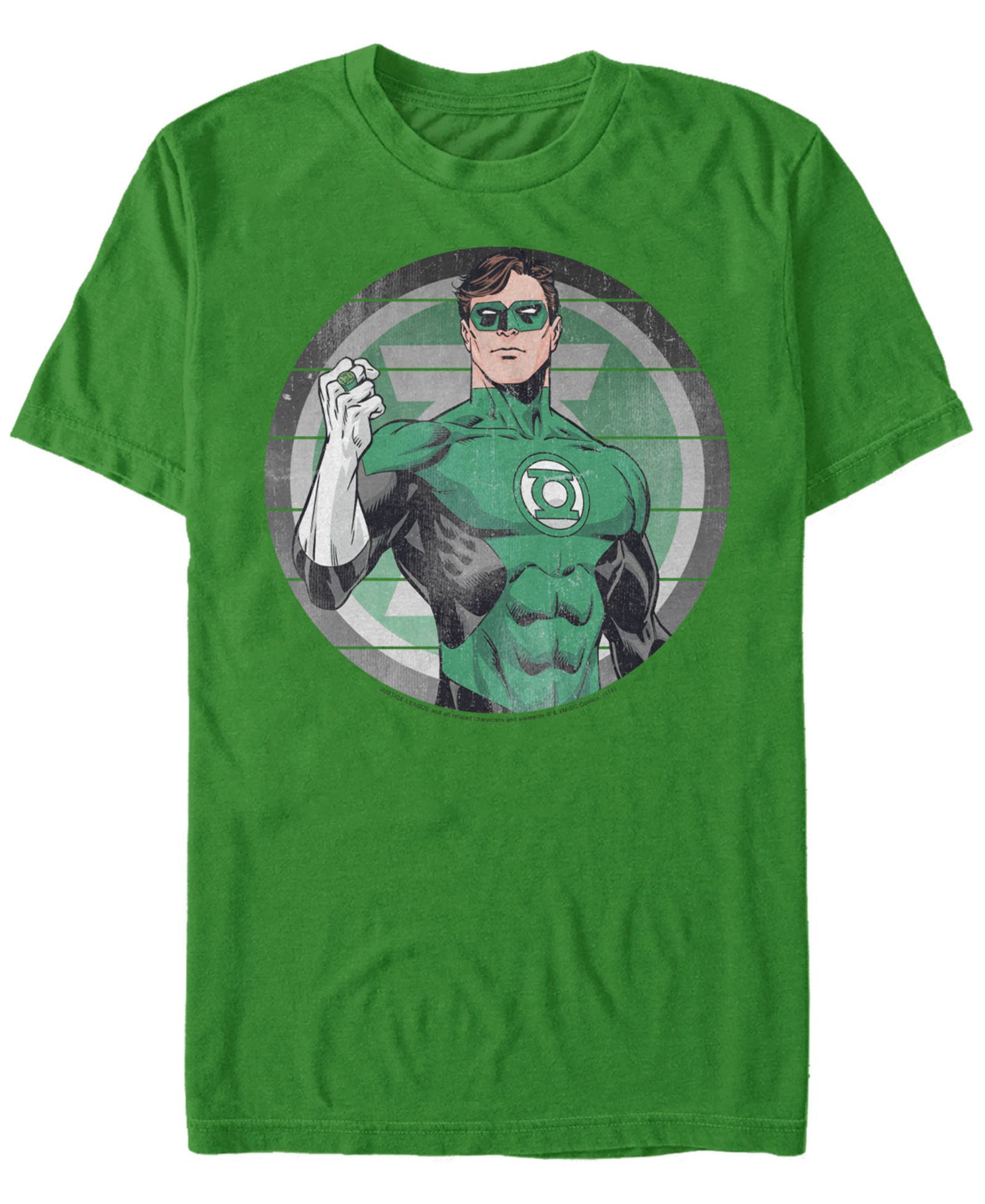 Мужская футболка Fifth Sun Dc Green Lantern Comic Portrait Short Sleeve