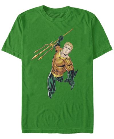 Футболка Fifth Sun DC Men's Aquaman Trident Action Pose с коротким рукавом