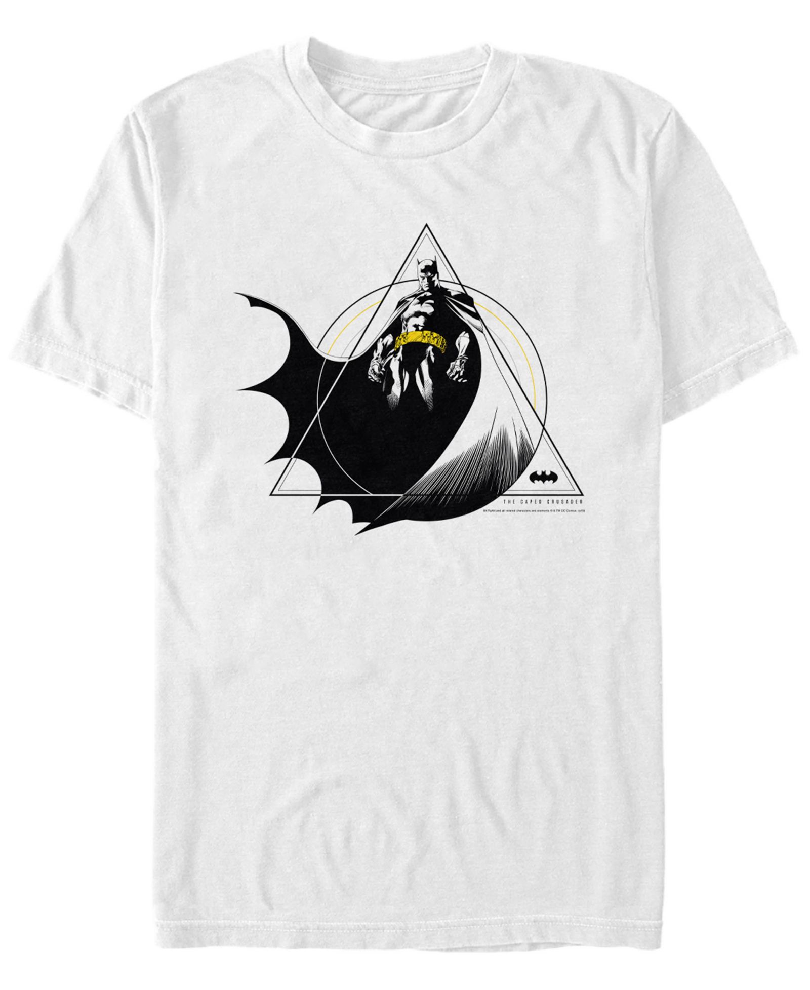 Fifth Sun DC Men's Geometric Batman Power Pose Short Sleeve T-Shirt