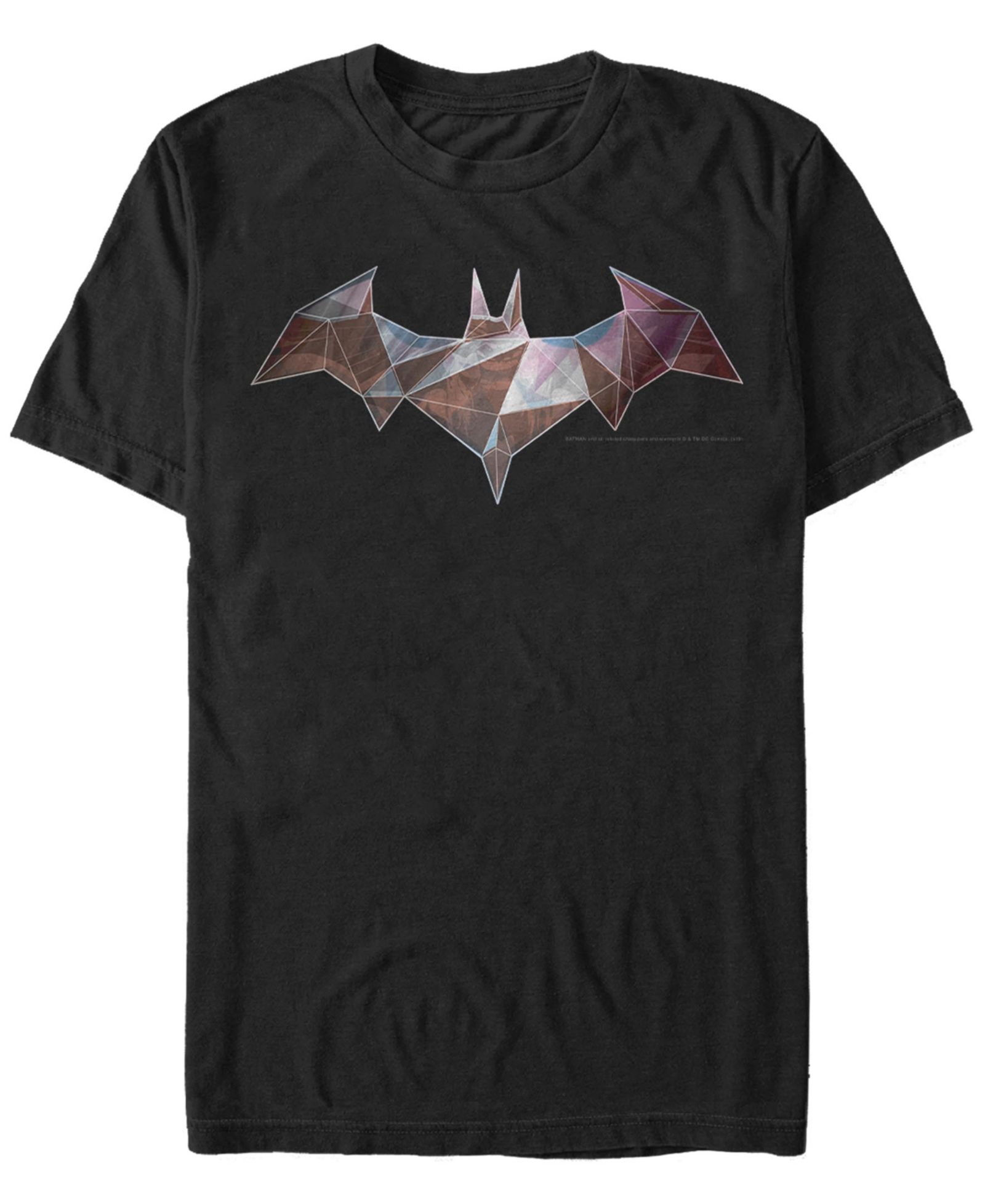 Fifth Sun DC Мужская футболка с геометрическим логотипом Batman