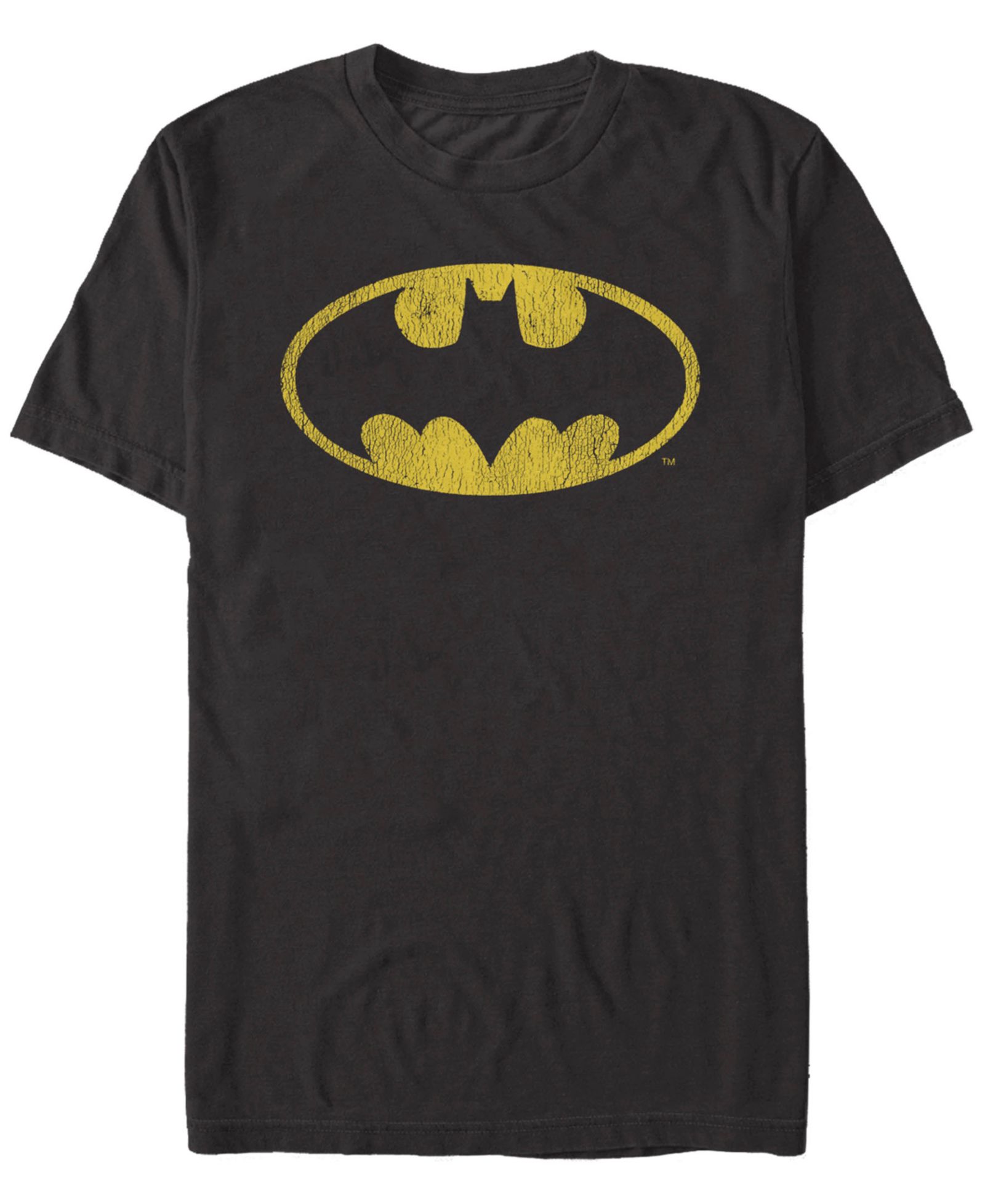 Fifth Sun DC Men's Batman Classic Oval Logo Short Sleeve T-Shirt