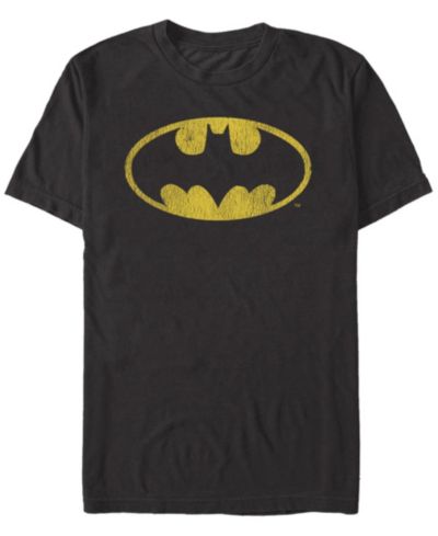 Fifth Sun DC Men's Batman Classic Oval Logo Short Sleeve T-Shirt