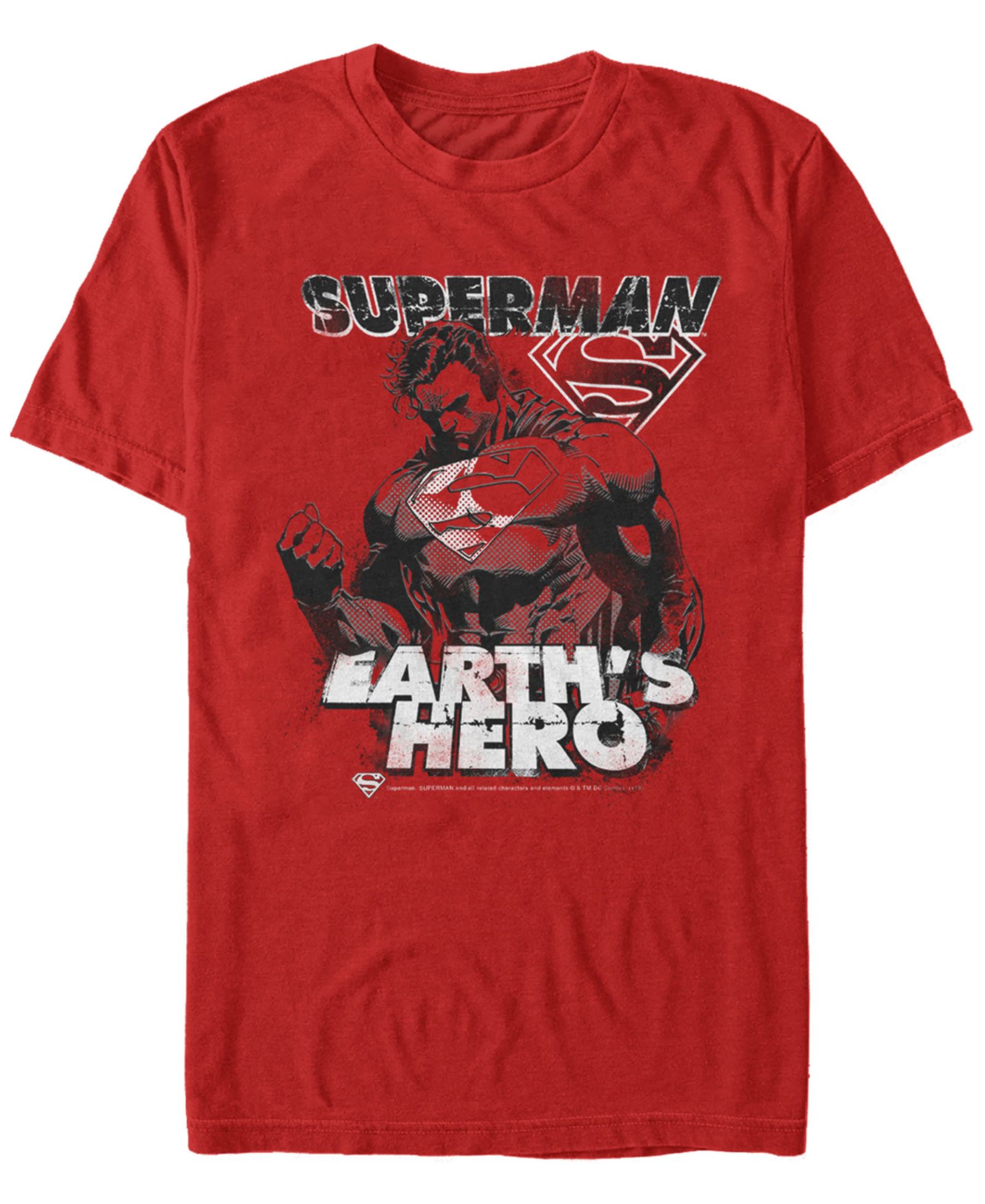 Fifth Sun DC Men's Superman Earth's Hero Short Sleeve T-Shirt