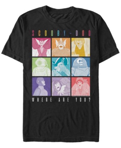Fifth Sun Мужская футболка Scooby-Doo Rainbow Monster Box Up Short Sleeve