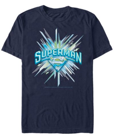 Fifth Sun DC Men's Superman Chrystal Logo Short Sleeve T-Shirt