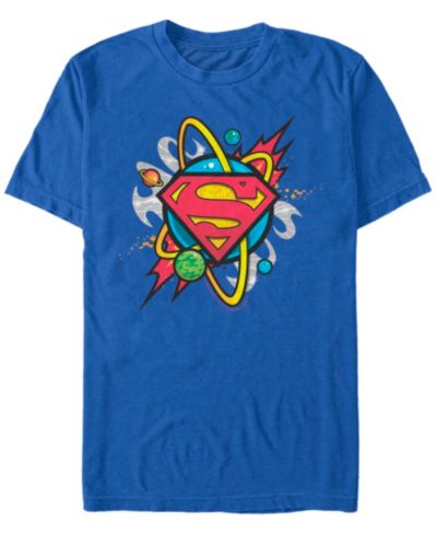 Fifth Sun Мужская футболка DC Superman Galaxy Planet Logo