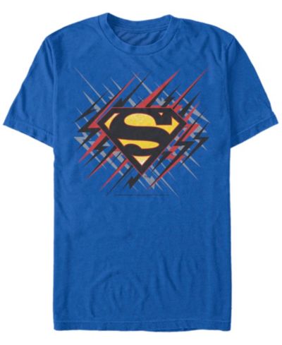 Fifth Sun DC Men's Superman Lightning Bolt Logo Short Sleeve T-Shirt