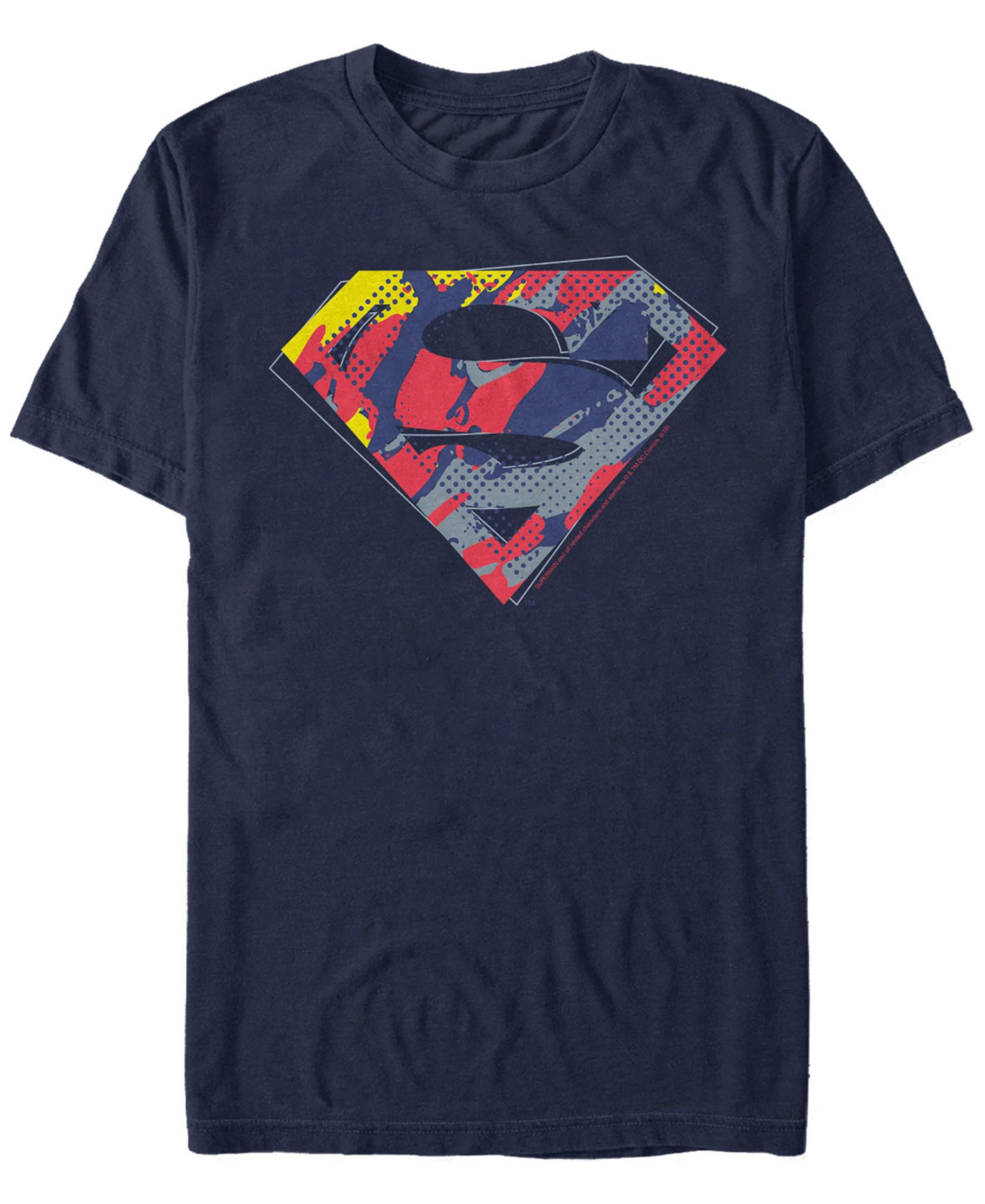Fifth Sun Мужская футболка DC Superman Camouflage Logo с коротким рукавом