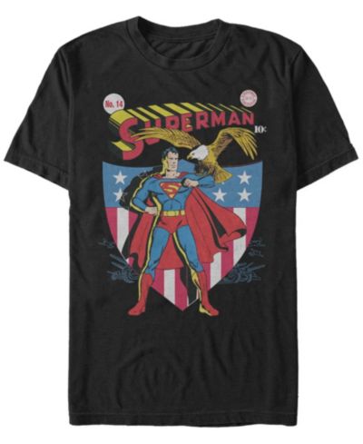 Мужская футболка Fifth Sun DC Superman Classic Comic Cover с коротким рукавом