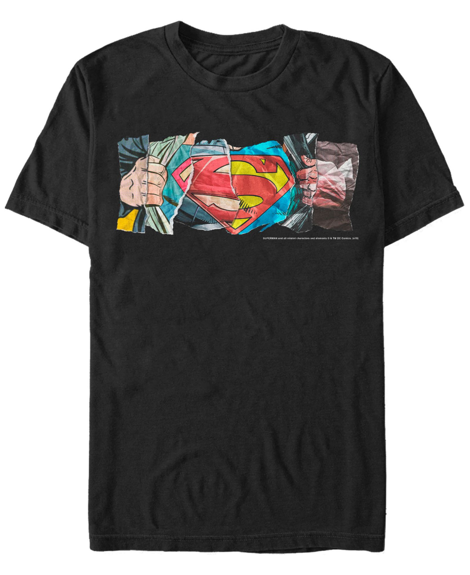 Мужская футболка Fifth Sun DC Superman с принтом логотипа, с коротким рукавом