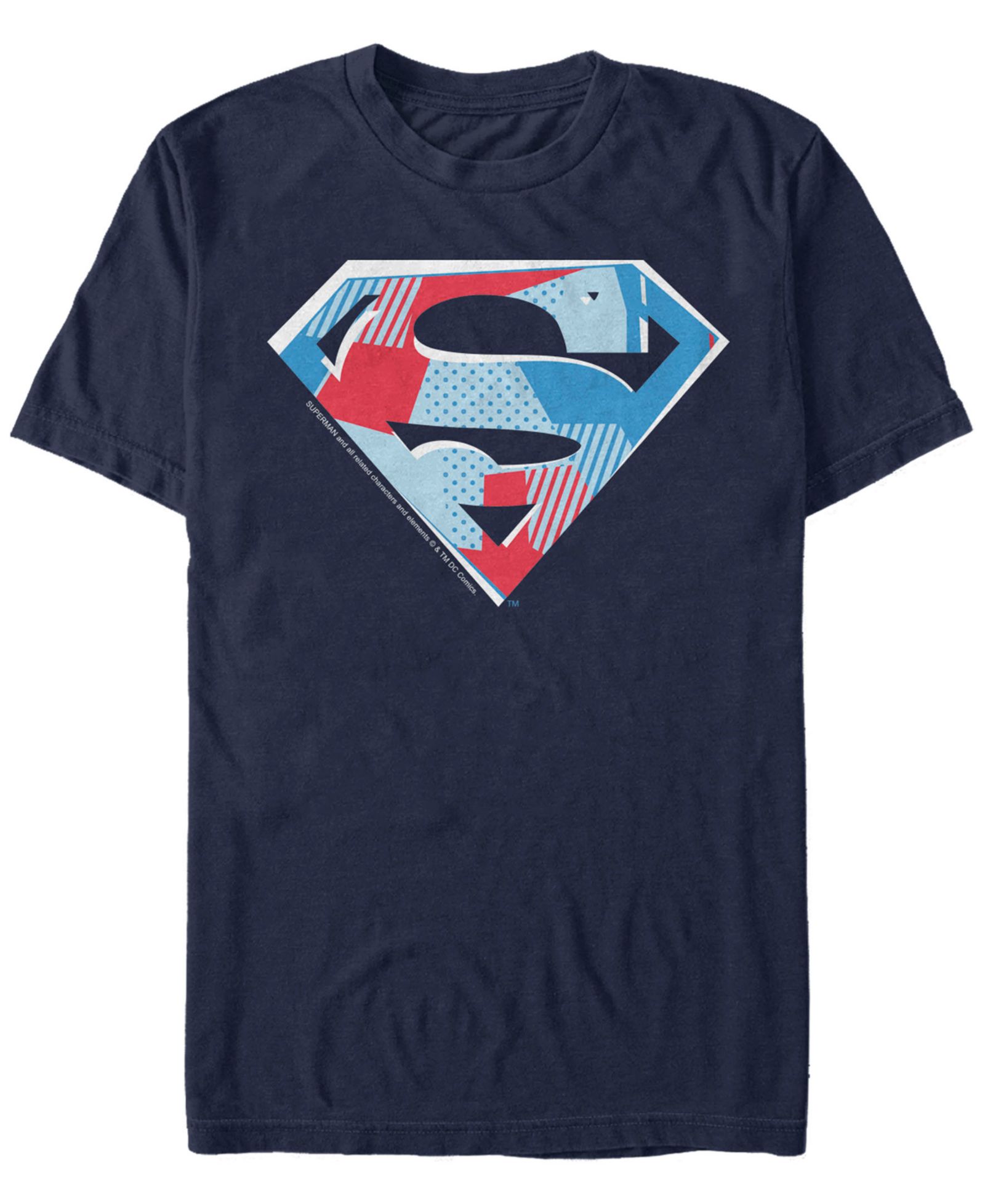 Мужская футболка Fifth Sun DC с логотипом Superman и коротким рукавом