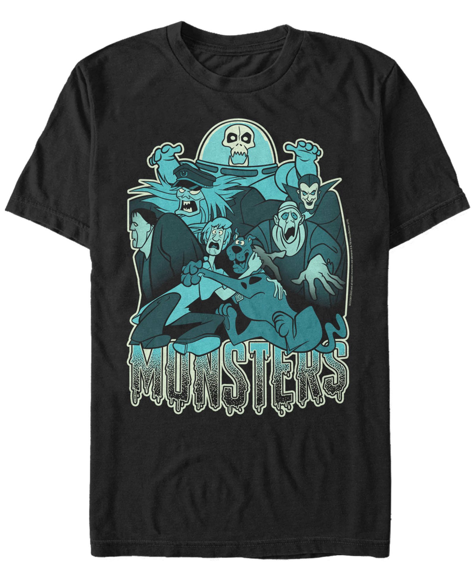 Fifth Sun Scooby-Doo Men's Monsters Portrait Short Sleeve T-Shirt