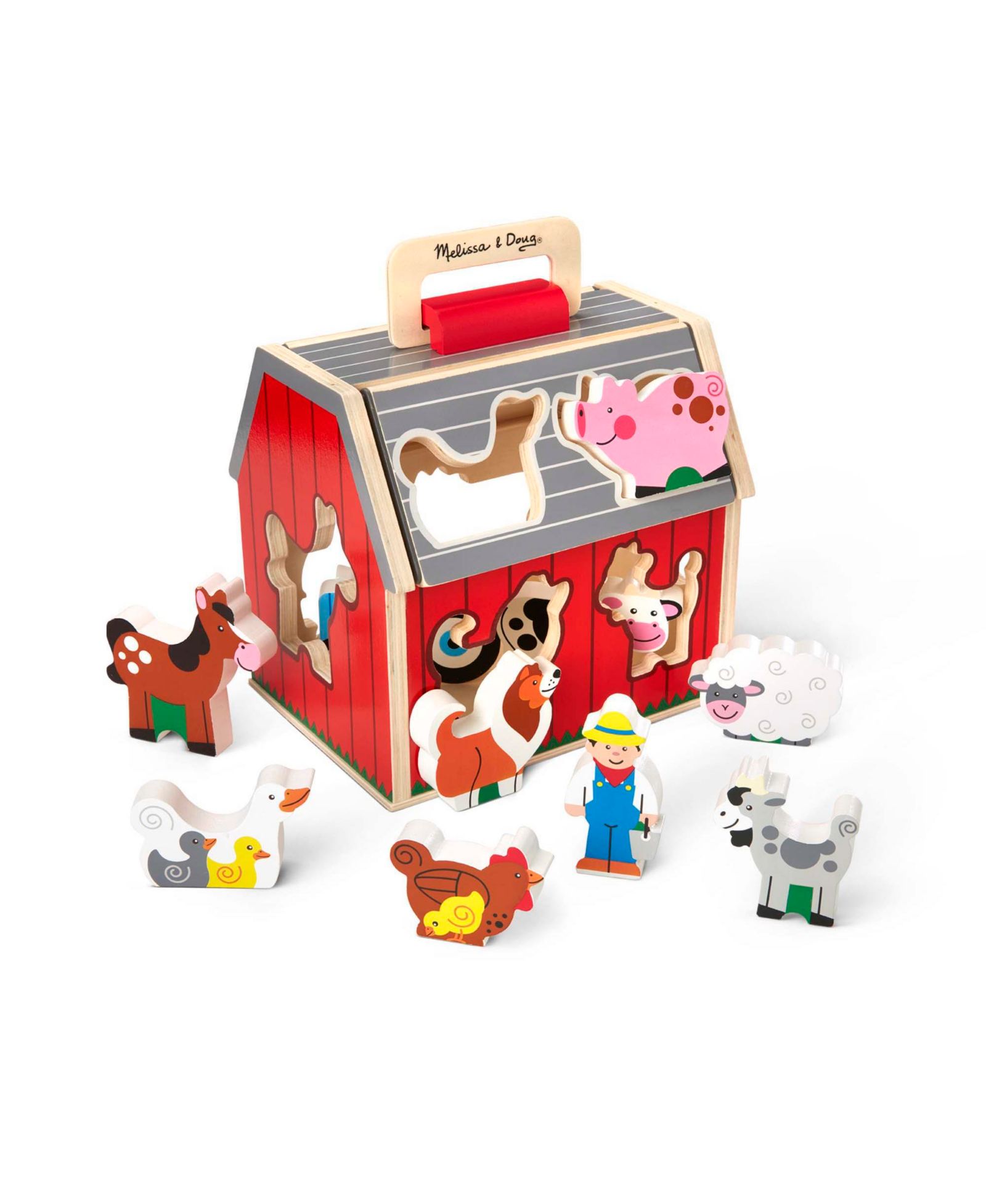 Игровой набор Melissa and Doug Take Along Sorting Barn