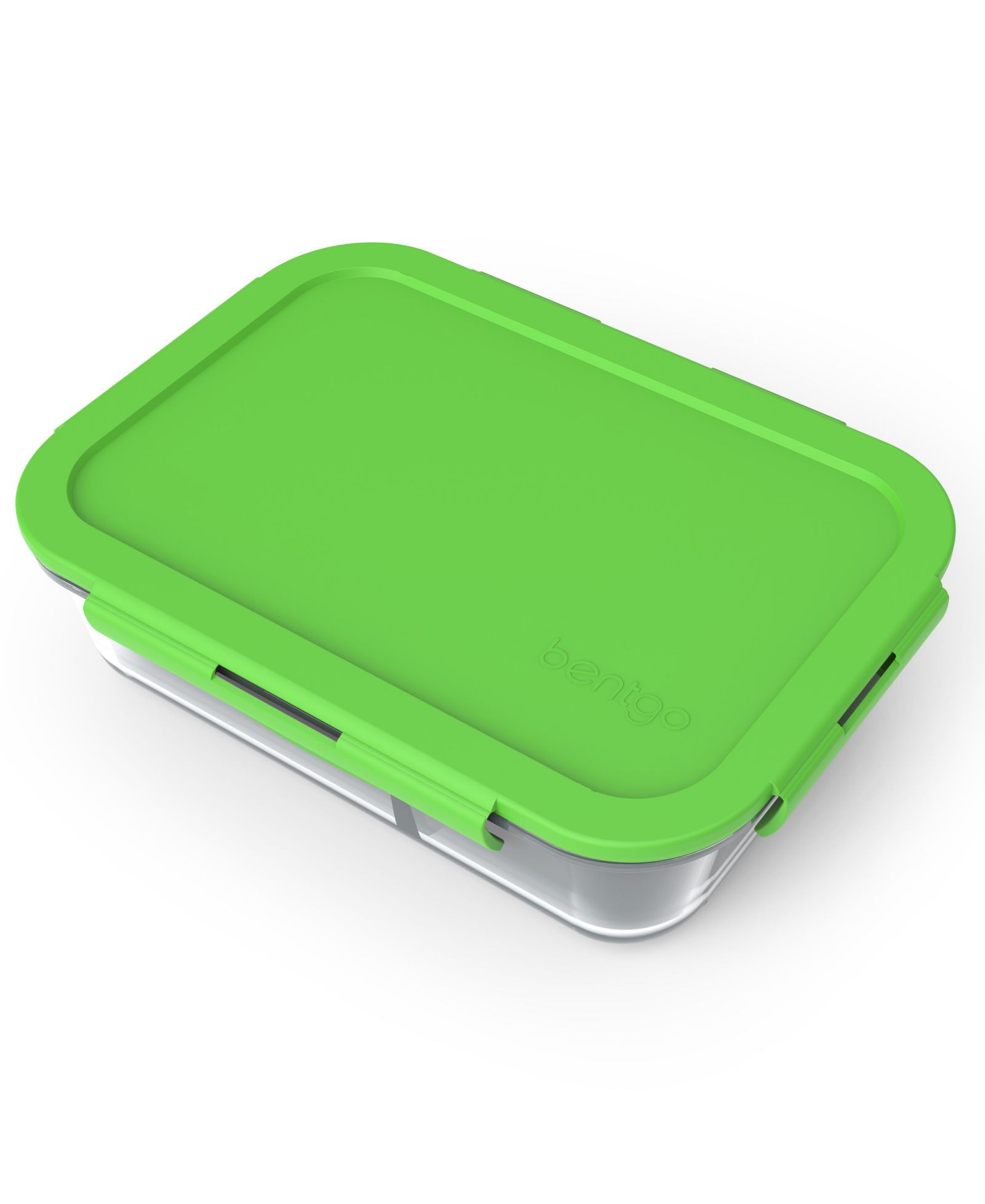 Bentgo Large Divided Glass Food Storage Container, Blue