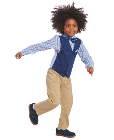 Nautica детский набор из 4 предметов Twill Machine Washable Vest