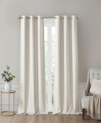 SunSmart Шторы Faux Silk Room Darkening, Grommet Top, 2-х шт., 42x95 inches