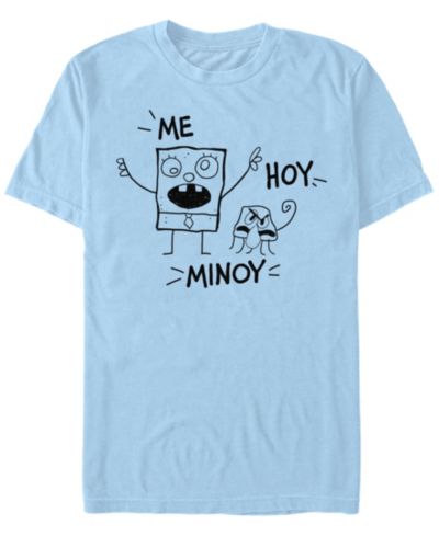 Fifth Sun Мужская футболка Doodlebob and Squid Short Sleeve Crew