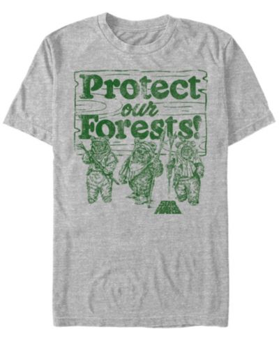 Мужская футболка Fifth Sun Star Wars Ewoks Protect Our Forests с коротким рукавом