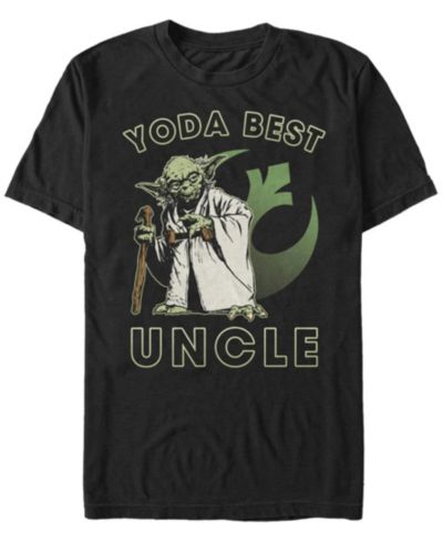 Fifth Sun Мужская футболка Star Wars Yoda Best Uncle Rebel Logo с коротким рукавом