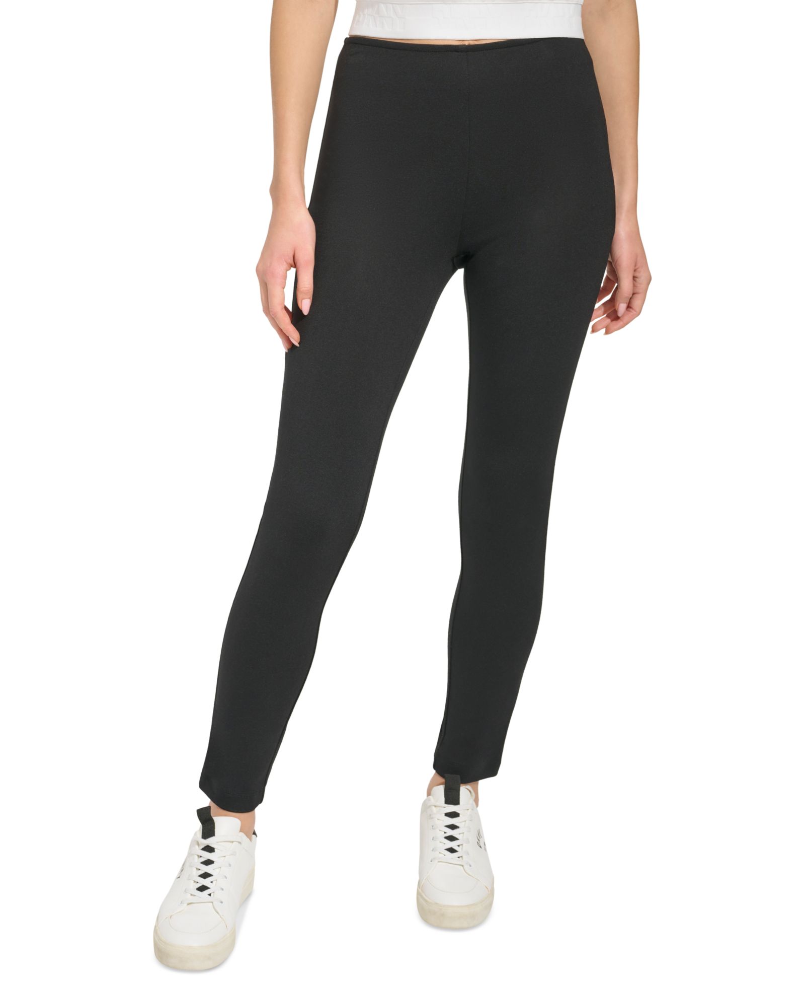 Брюки DKNY Slim Leg Pull-On Ponte Ankle