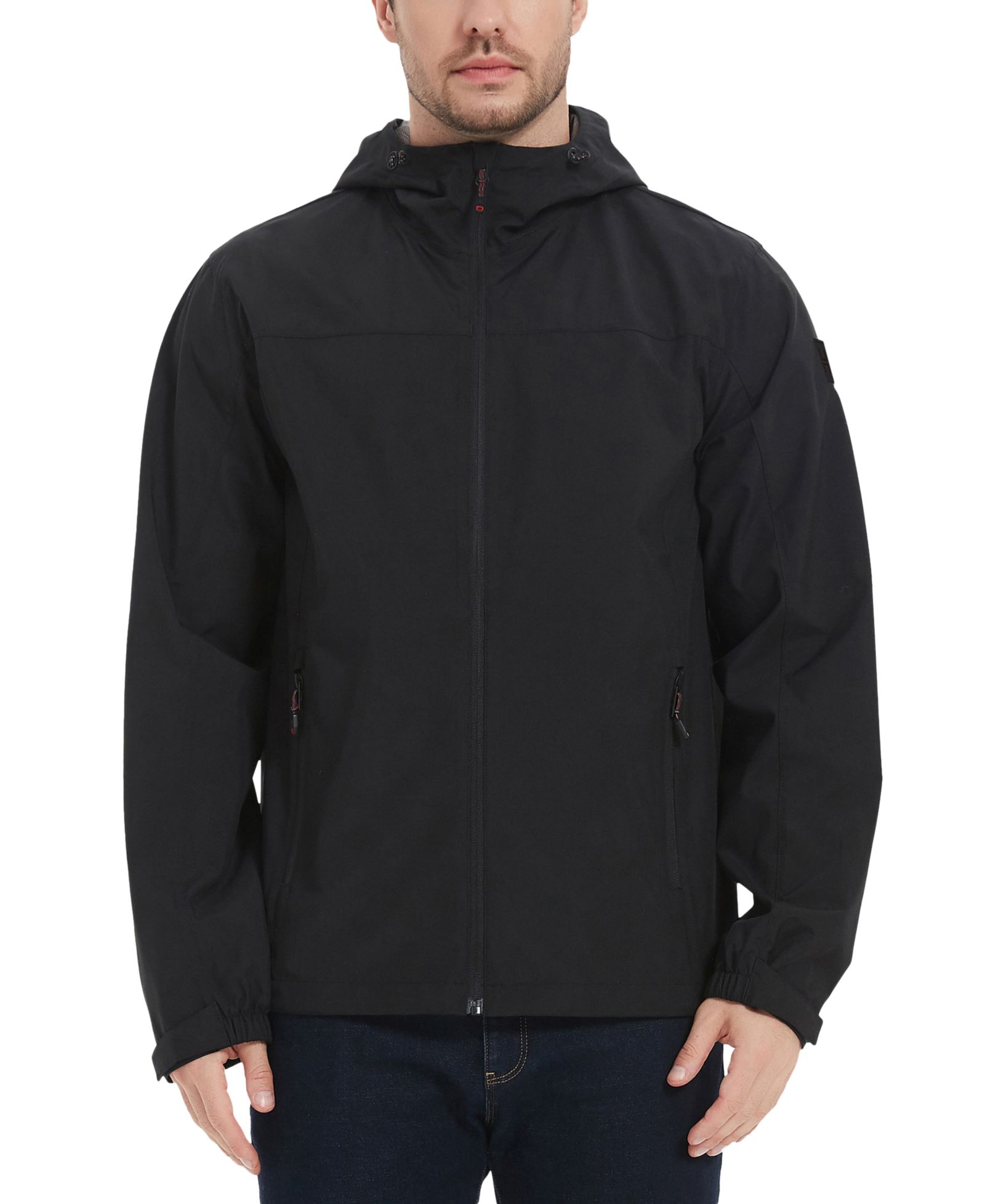Легкая ветровка Hawke & Co. Men's All-Season Lightweight Stretch Hooded Rain Jacket