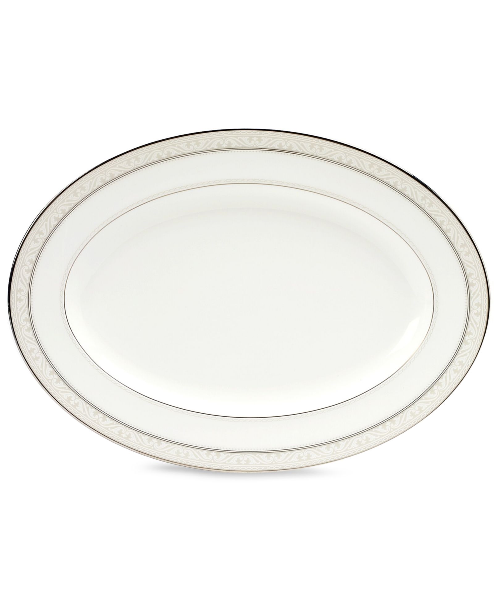 Noritake Montvale Platinum овальное блюдо, 14"