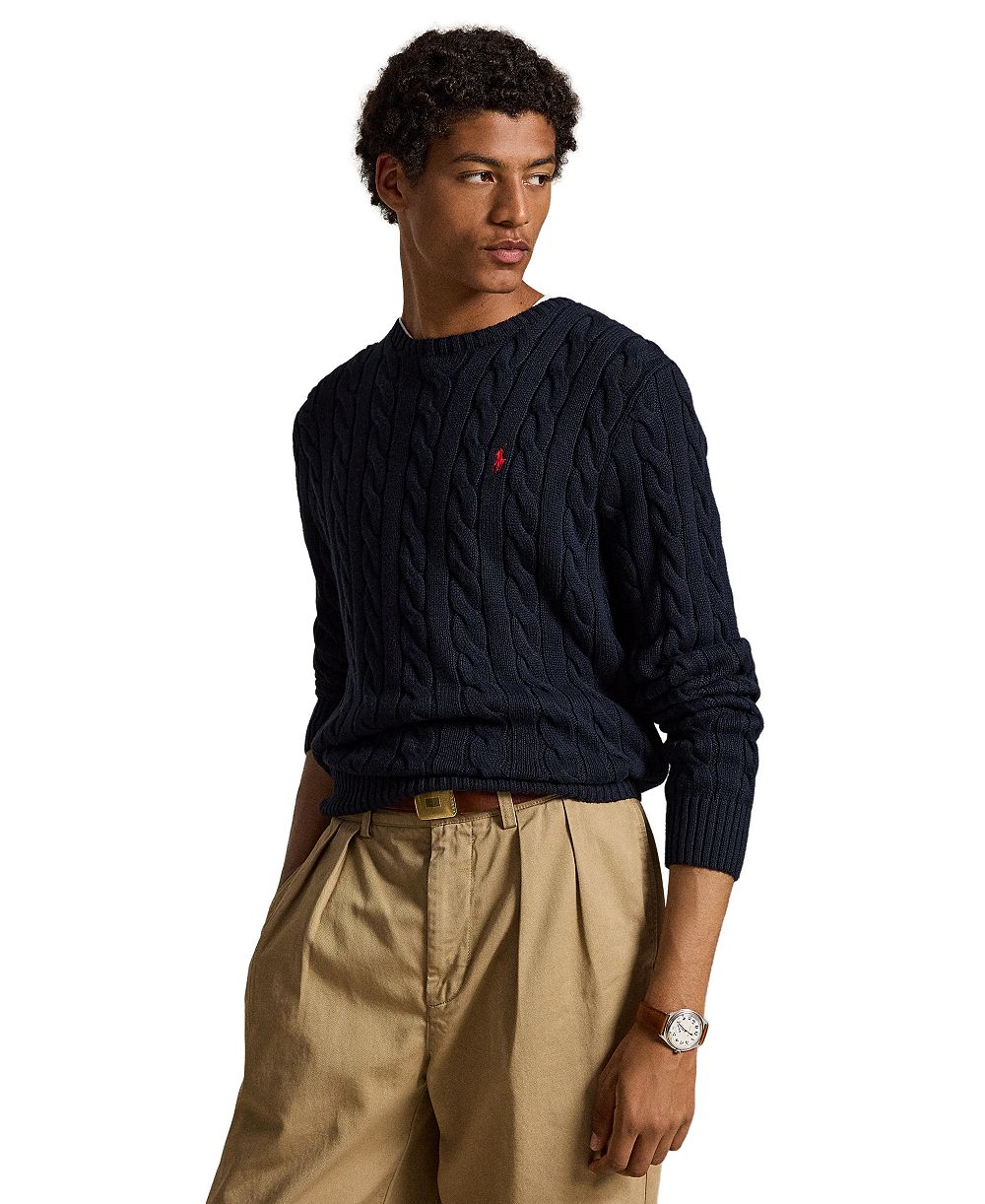 Мужской джемпер Polo Ralph Lauren Men's Cable-Knit Cotton