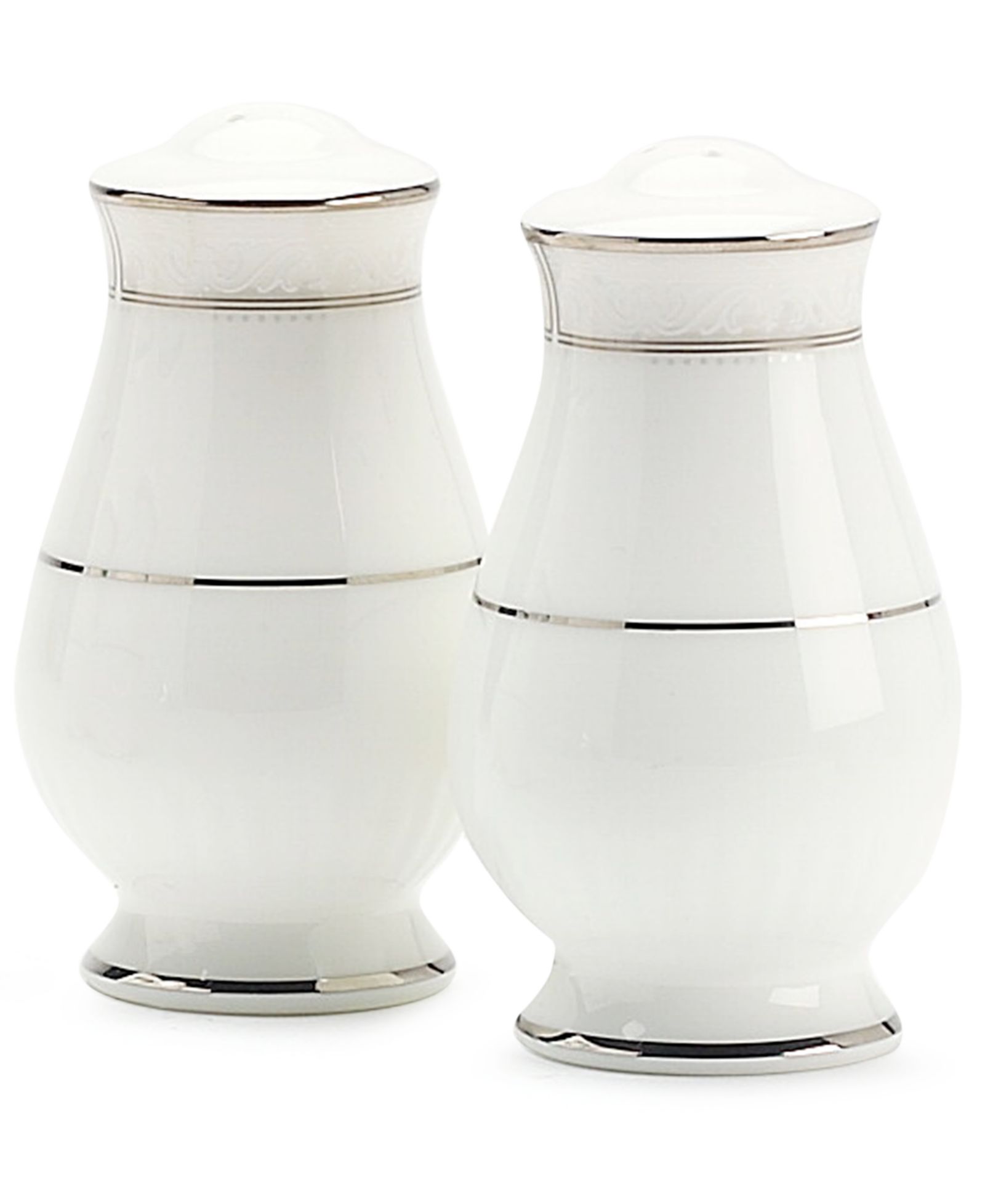 Noritake Montvale Platinum Salt & Pepper, 3.50"