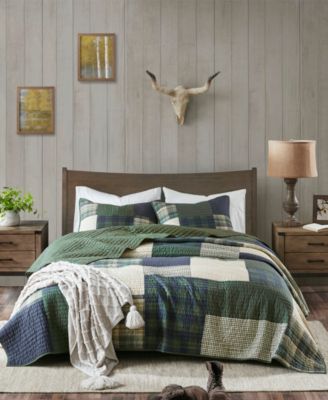Комплект из 3-х стеганых покрывал Woolrich Mill Creek Oversized Cotton, King/California King