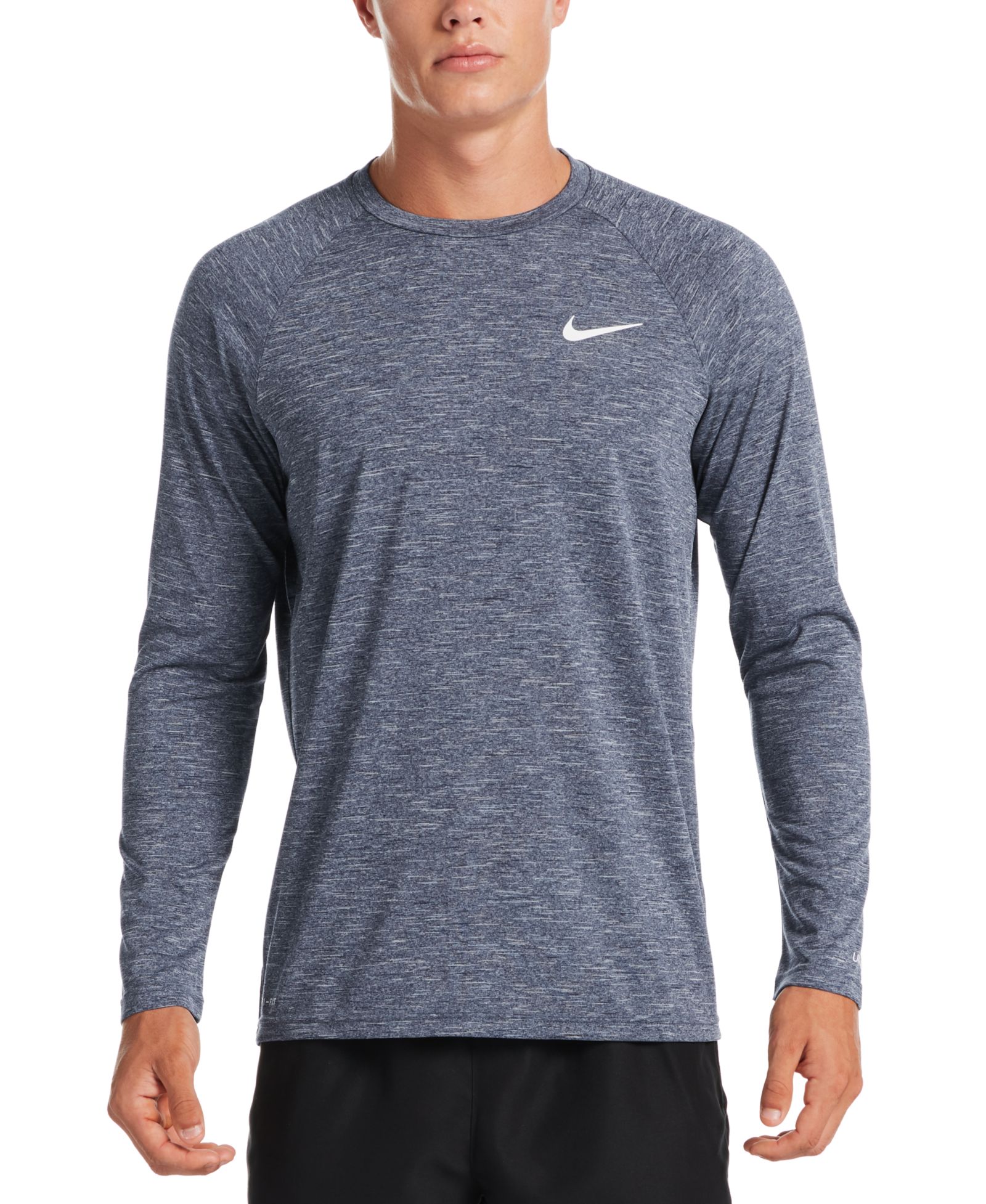 Nike Men's Heather Hydroguard Long Sleeve Swim T-Shirt