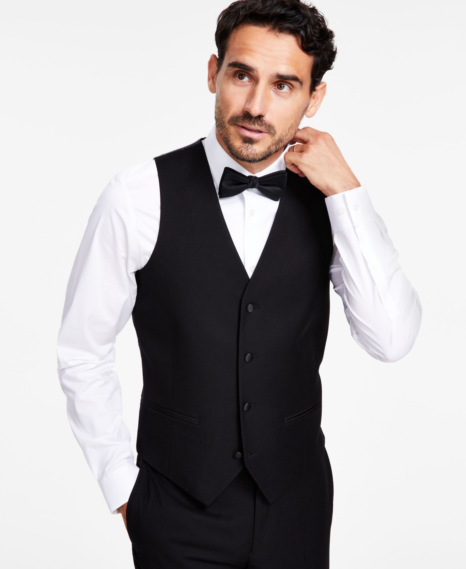 Жилет Alfani Men's Slim-Fit Stretch Tuxedo