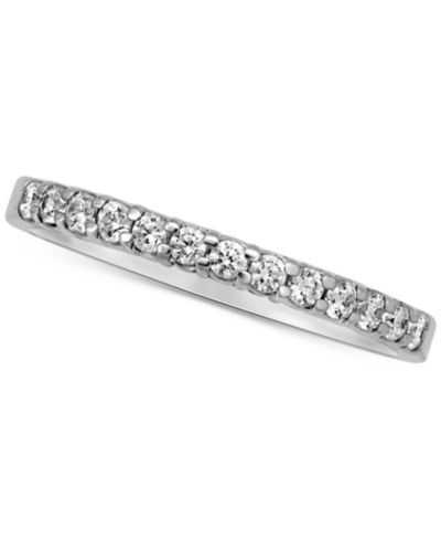 Бриллиантовое кольцо (1/4 ct. t.w.) в белом, желтом или розовом золоте 14k