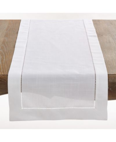Saro Lifestyle классическая дорожка на стол с вышивкой Hemstitch, 16" x 72"