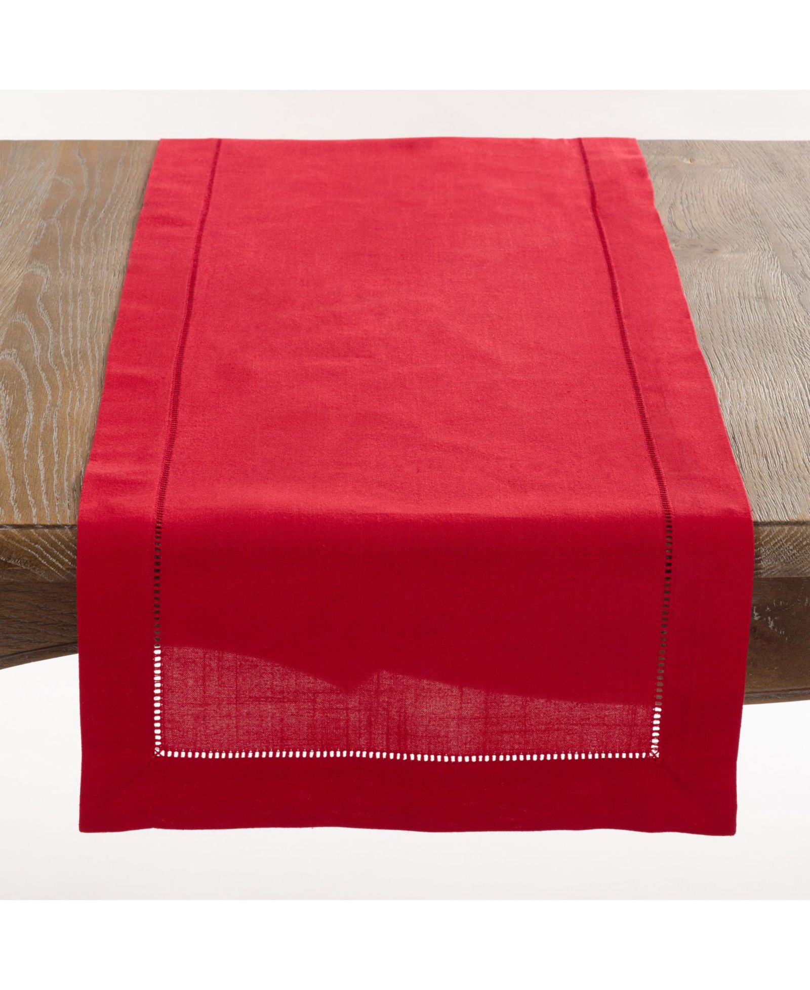 Скатерть-дорожка Saro Lifestyle Classic Hemstitch Border, 16" x 120"